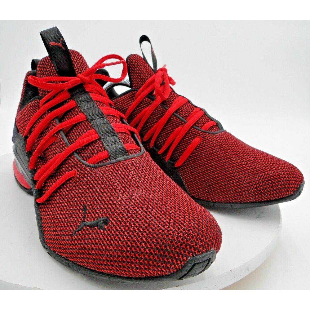 Puma Mens Axelion 192488 03 Red Casual Shoes Sneakers Size 11